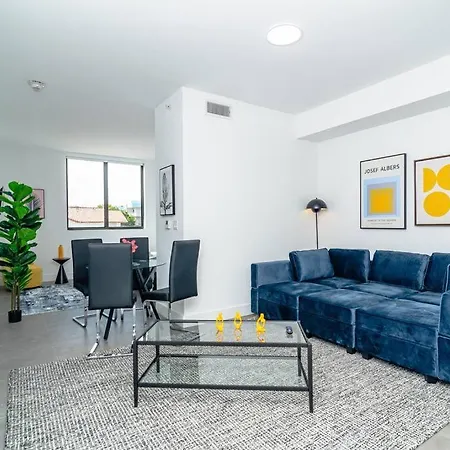 Bright 1Br With Netflix And King Bed Near Brickell And Marlins Park Apartment